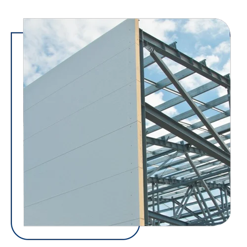 Completed PUF panel industrial building project by Phoenixx SmartBuild showing energy efficient design